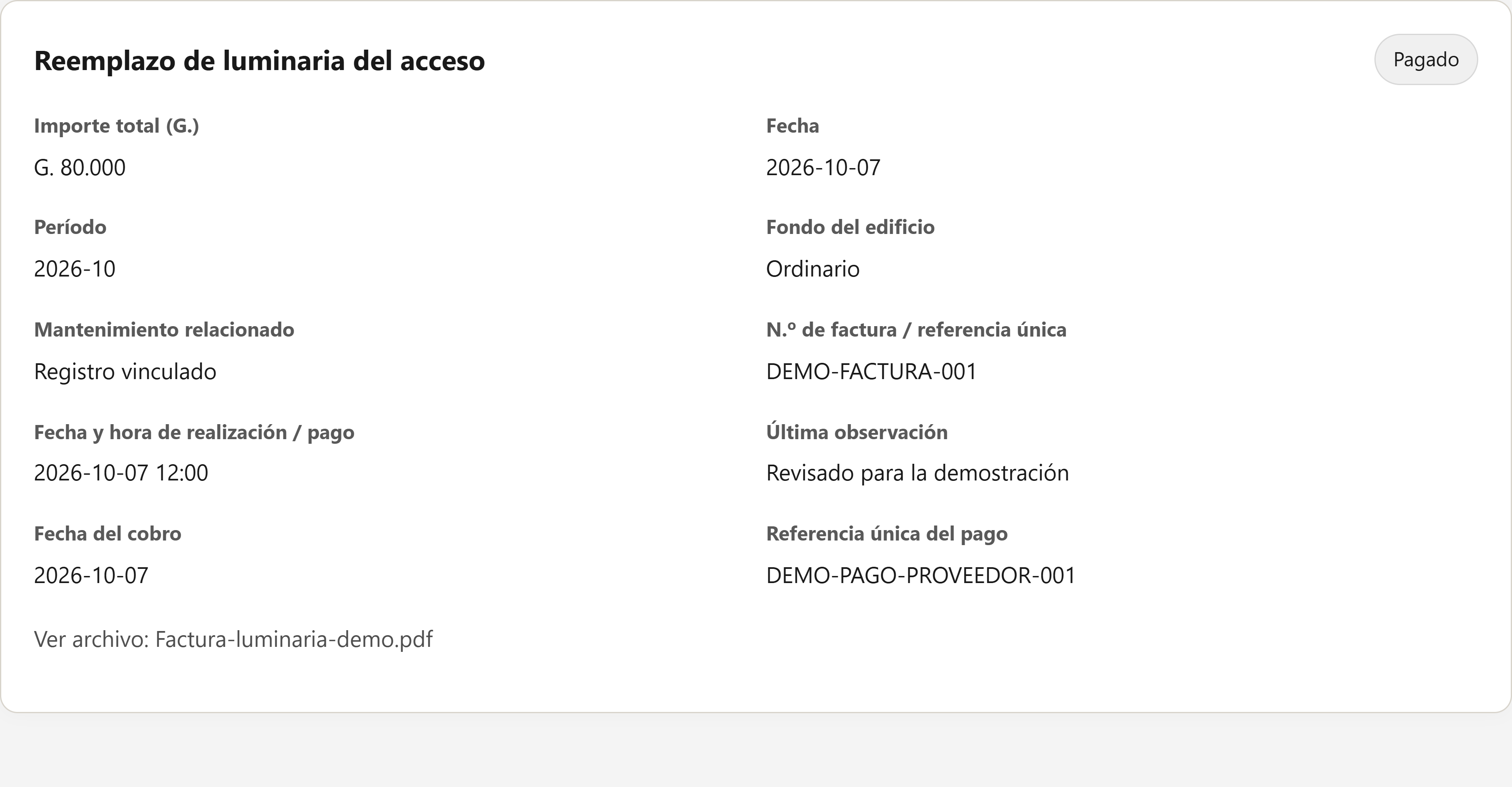 Captura real: El consejo puede seguir el destino de los fondos.